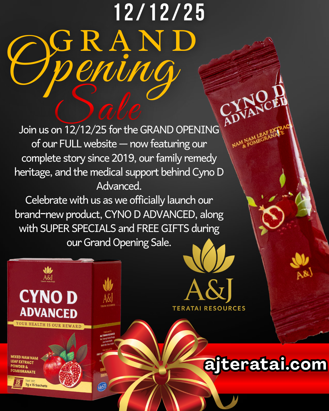 🌐  The Full A&amp;J Teratai Resources Website Is Officially LIVE!