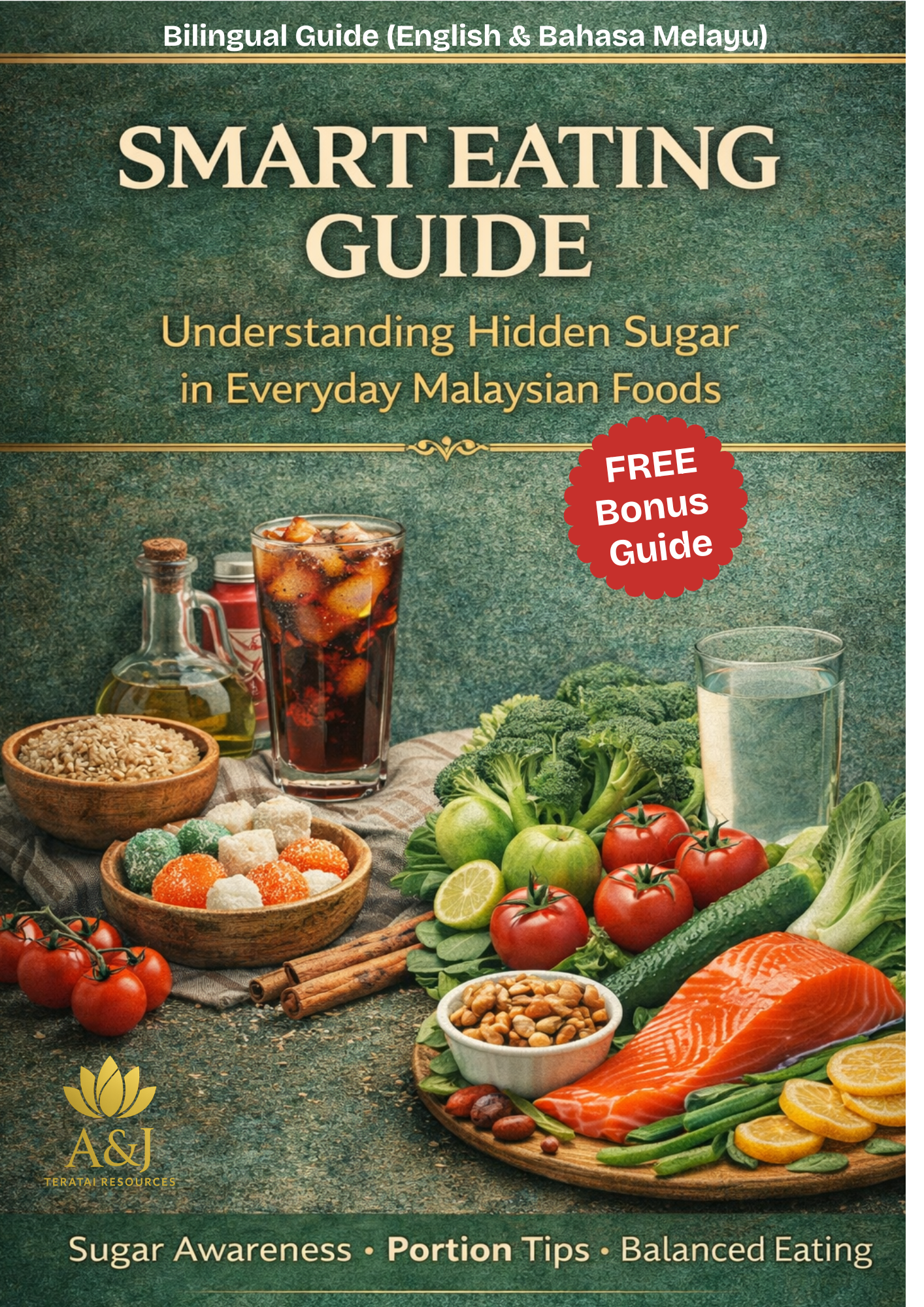 Diabetic Friendly Recipe Cookbook & Smart Eating Guide (Digital Download)